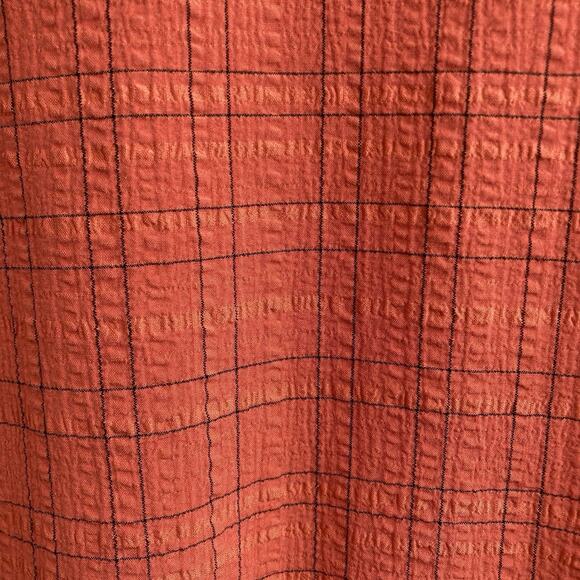Habitat Women's Orange Textured Chore Jacket Size L Lagenlook Coastal Artsy Boho - Picture 13 of 13